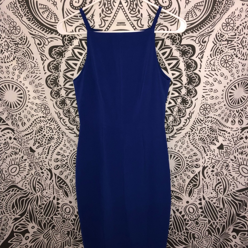 blue midi dress!